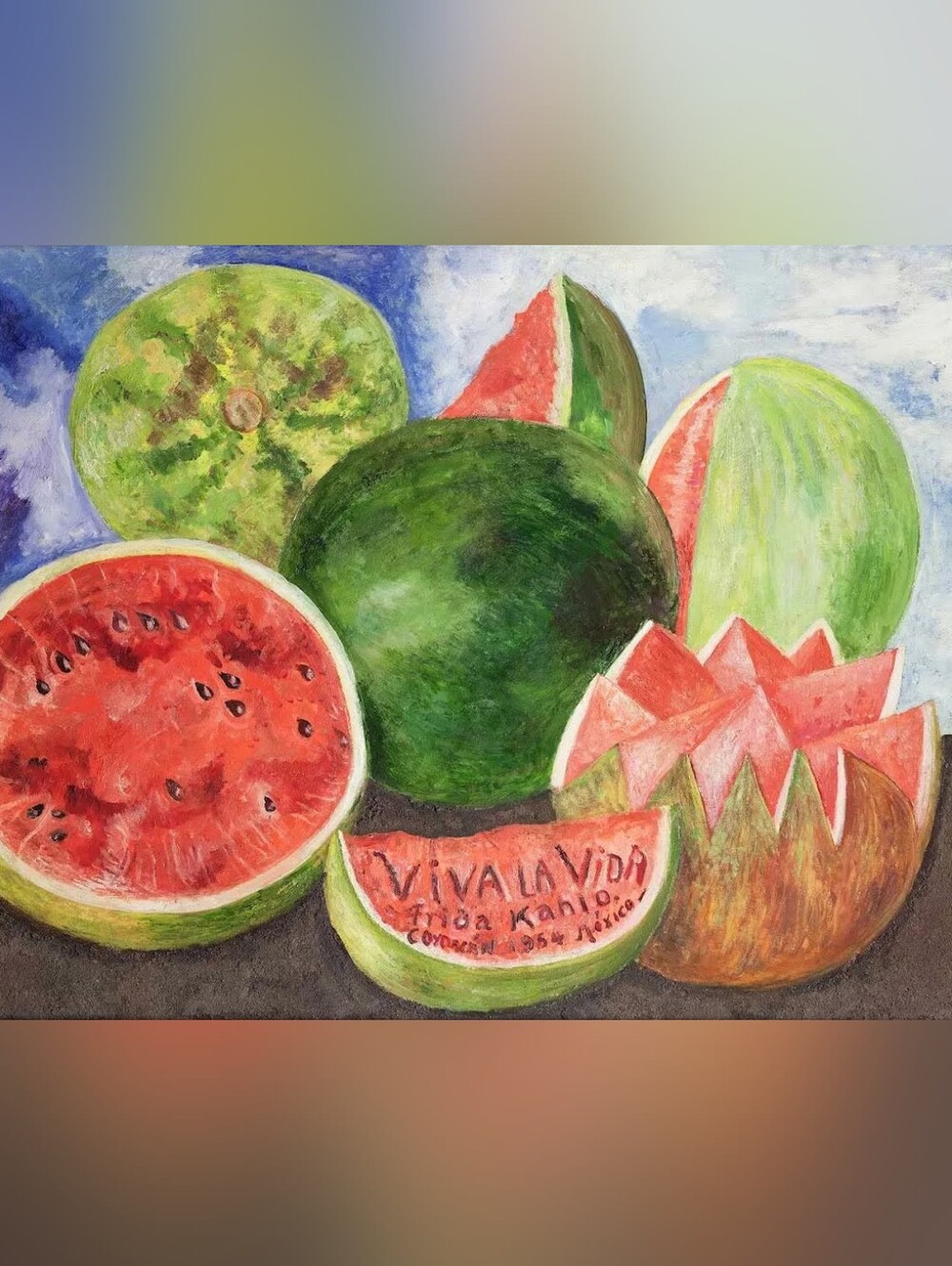 Watermelons By Frida Kahlo Print 8.5x11